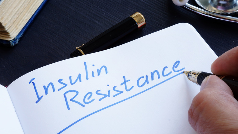 "Insulin Resistance" handwritten on a notepad