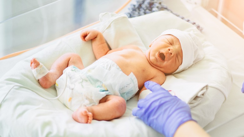 Newborn in intensive care