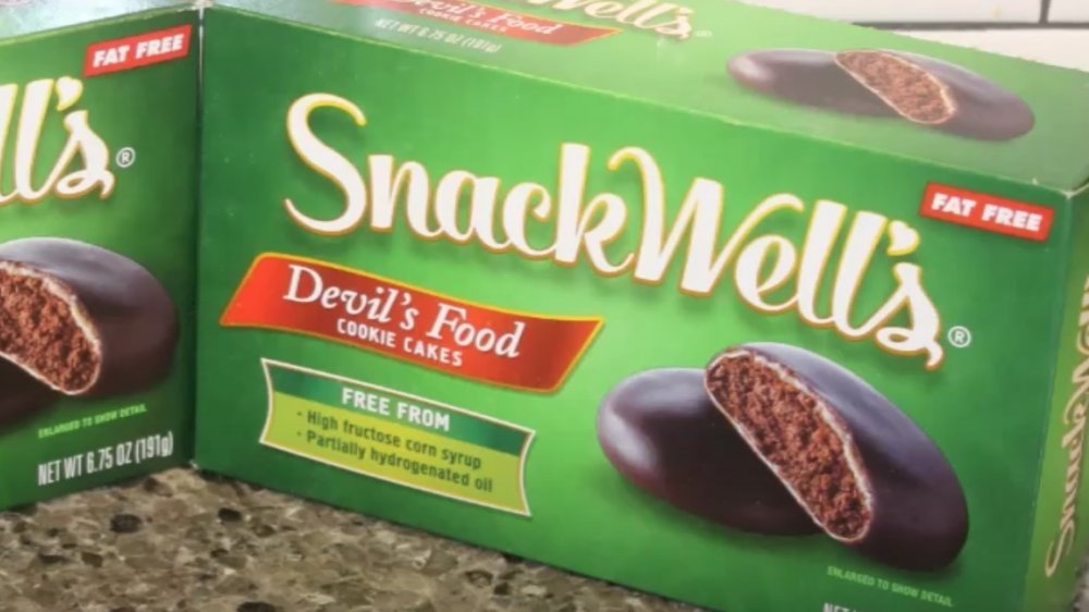 Two boxes of Snackwells cookies