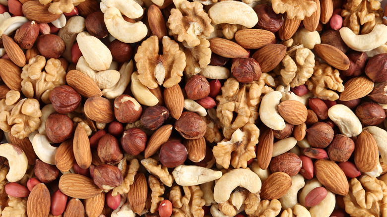 healthy mixed nuts