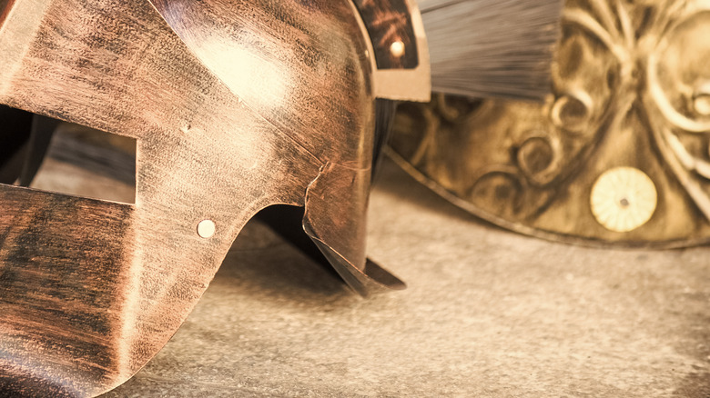 roman gladiator helmet