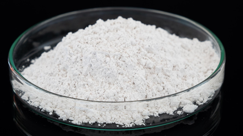 white toxic powder