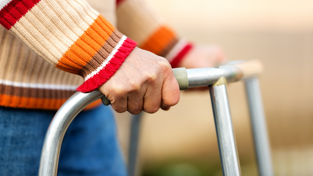 person using a walker