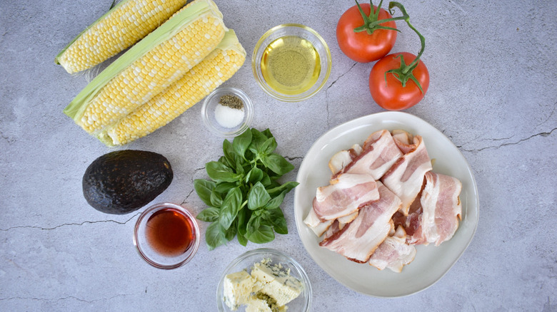 Ingredients for summer corn salad