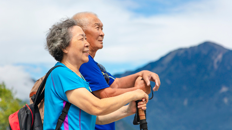 older couple on vacation