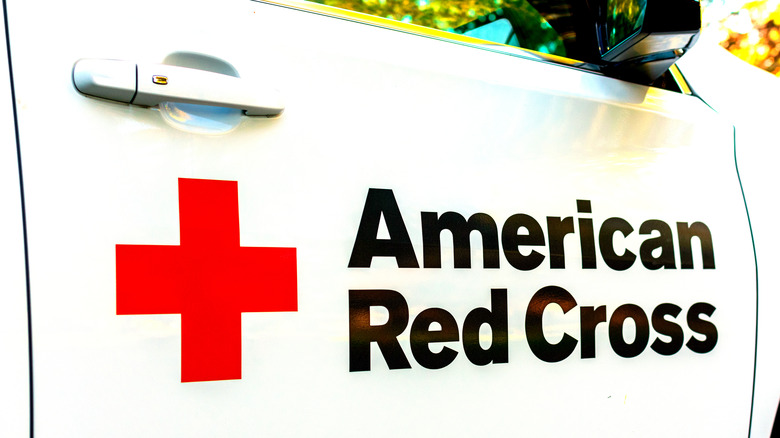 red cross van