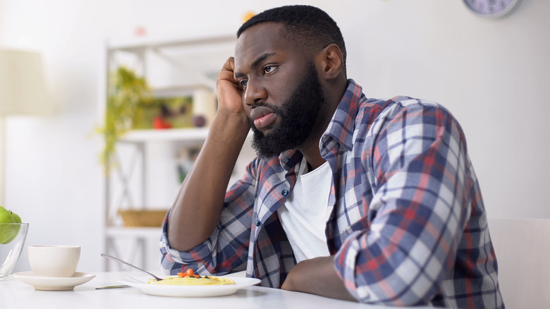 man depressed no appetite