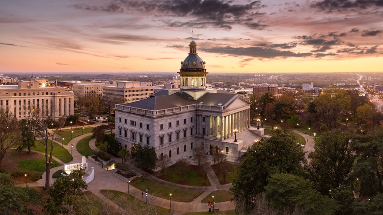 The skyline of Columbia, South Carolina 