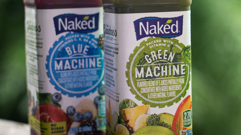 Naked juice blue machine and green machine