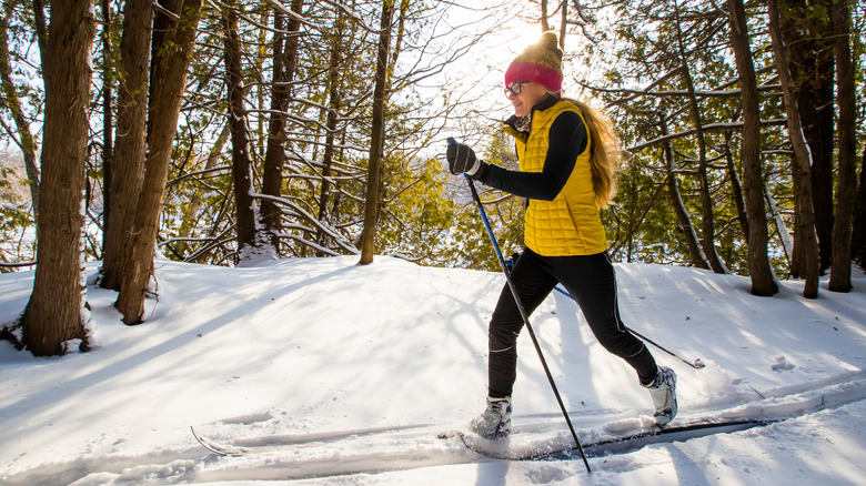 cross country skiing