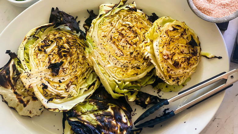 grilled cabbage steaks