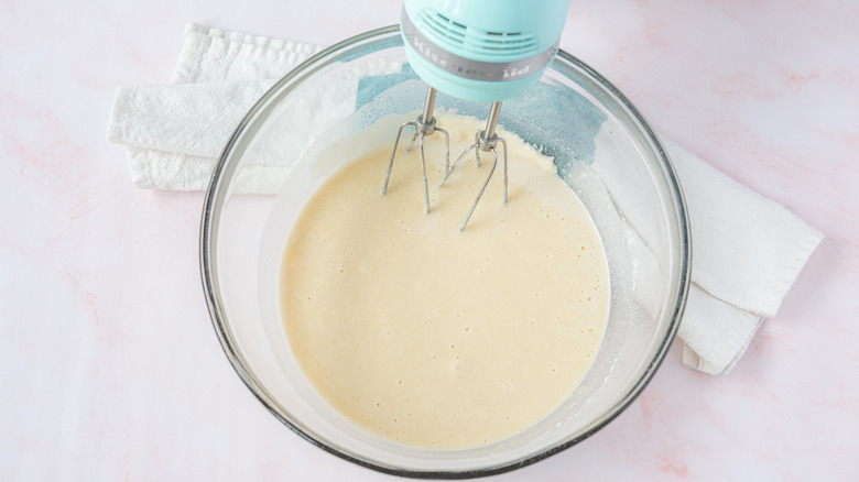 vegan vanilla cake batter