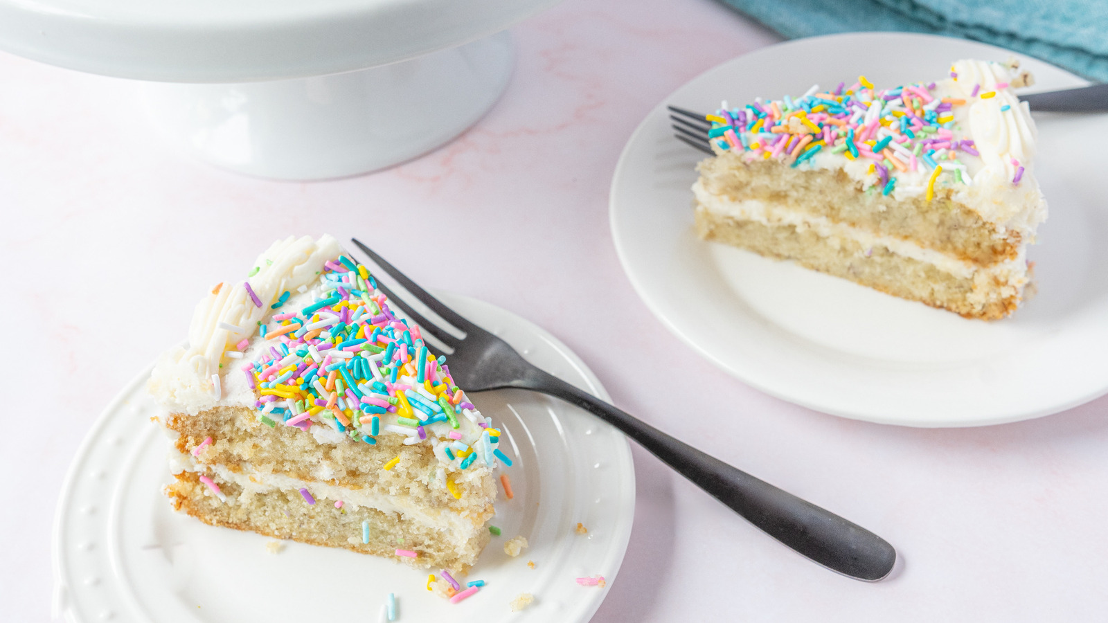 BEST Vegan Vanilla Cake (No Weird Ingredients) - Sweetest Menu