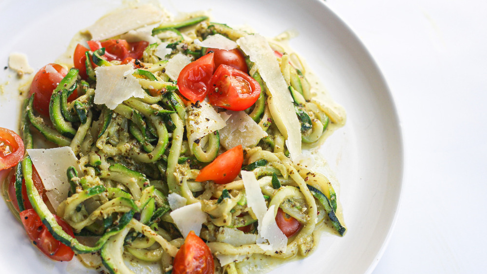 zoodles plated