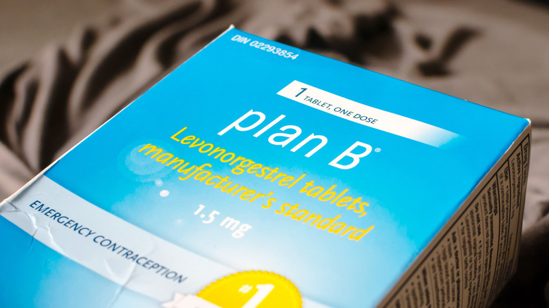 Plan B pill box 