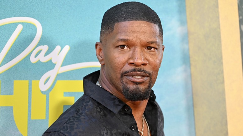 Actor Jamie Foxx on the red carpet