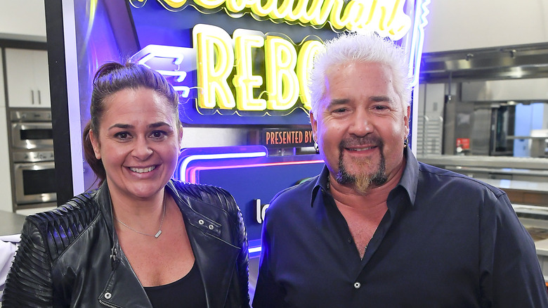 Guy Fieri and Antonia Lafonso