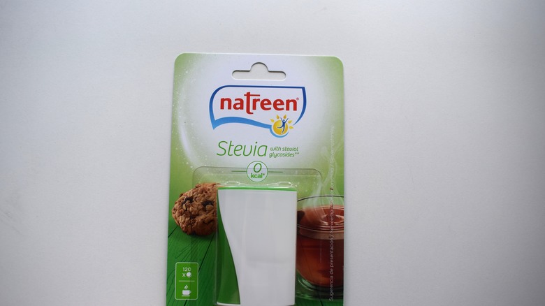 sweetener natreen with steviol glycosides listed on lable