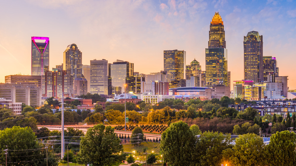 The skyline of Charlotte North Carolina