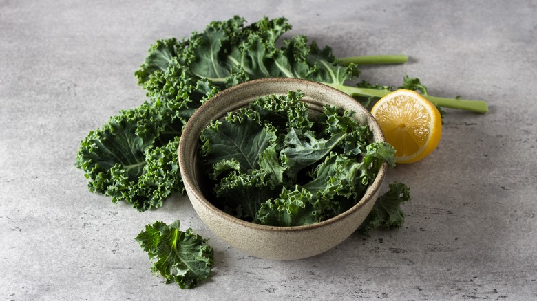 kale in a bowl