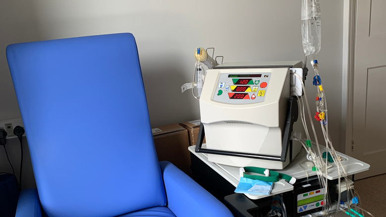 A dialysis machine