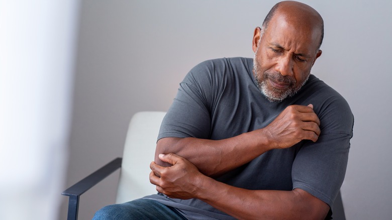 Man with joint pain