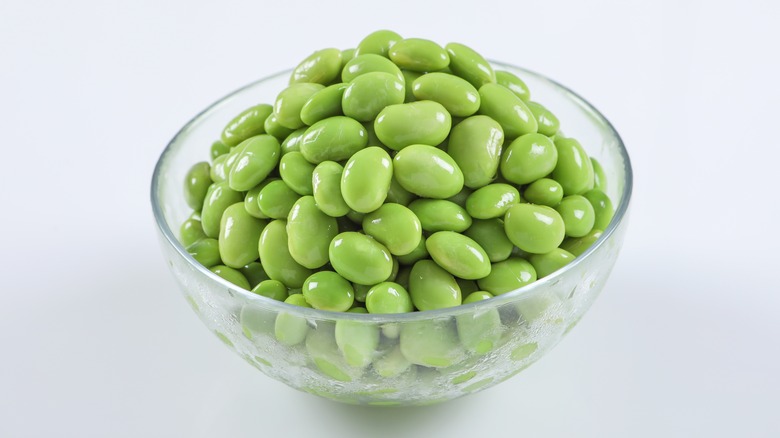 small bowl of shelled edamame