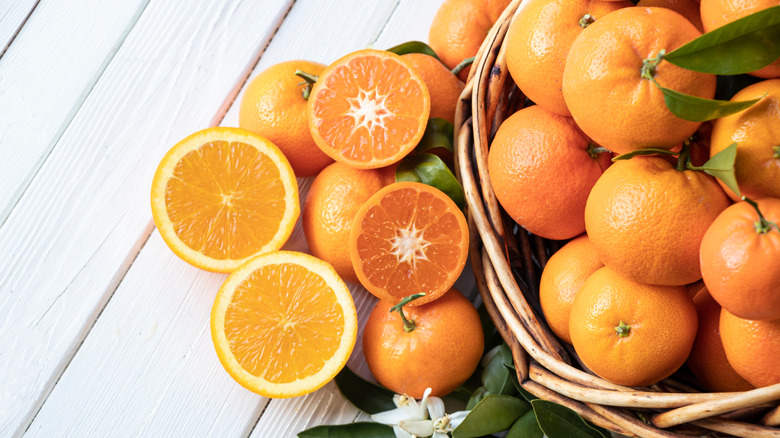 basket of citrus fruits