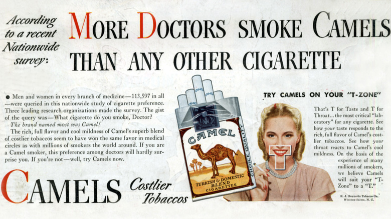 vintage cigarette ad