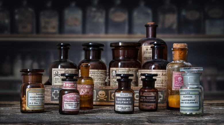 vintage medicine bottles