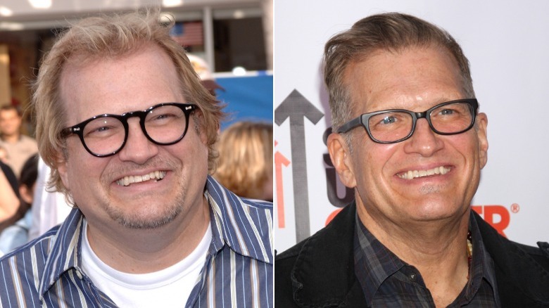 Drew Carey before and after his weight loss