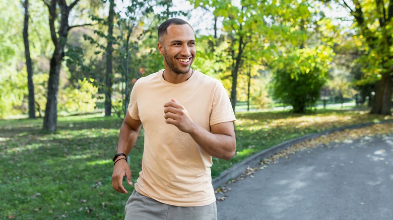 Man running