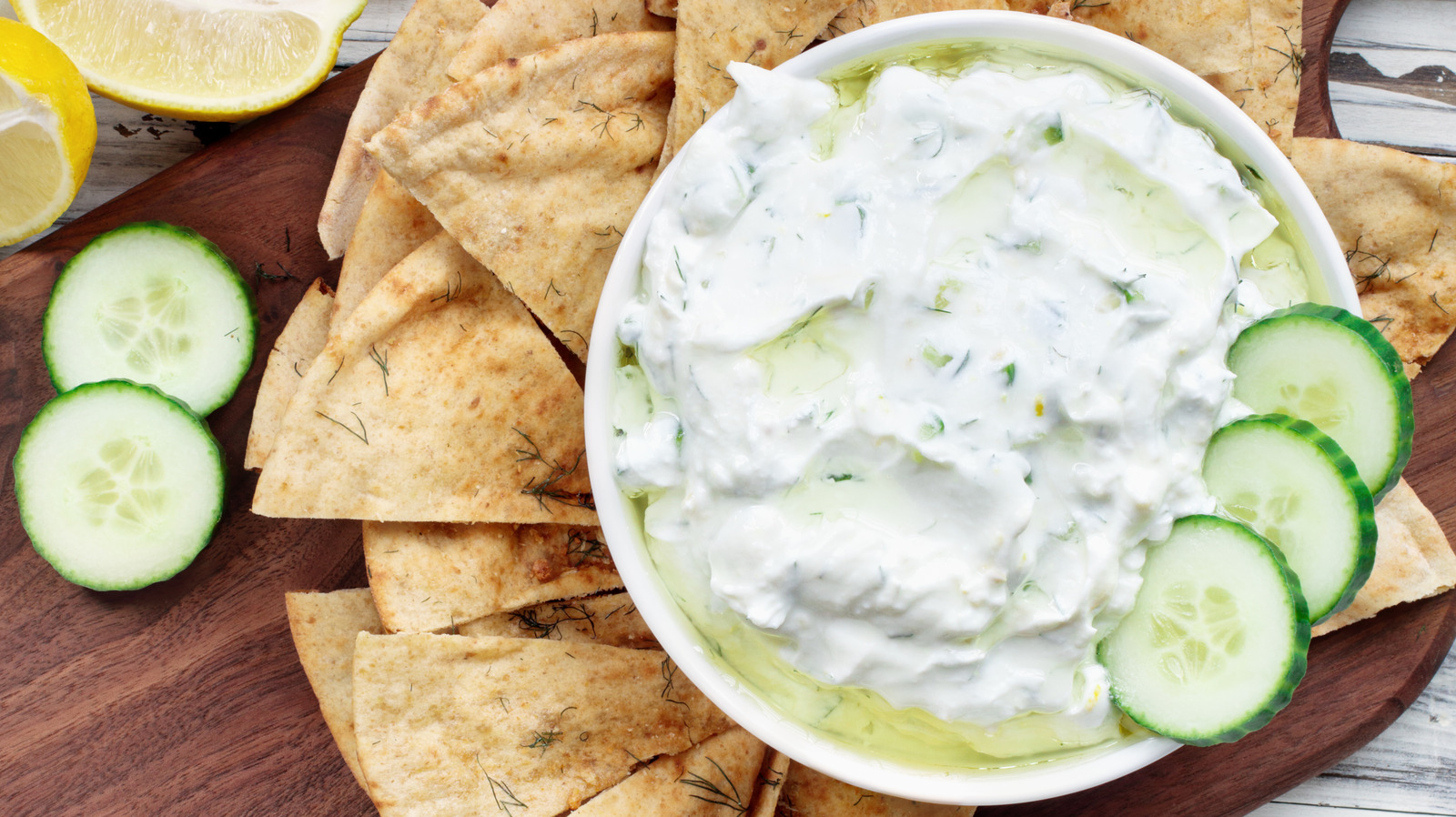 The One Ingredient That Shouldn't Be In The Tzatziki Sauce You're Eating