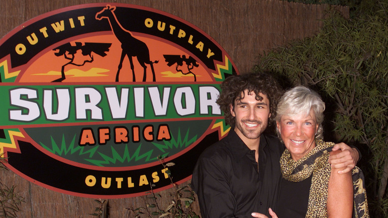 Ethan Zohn and Kim Johnson, the first and second place winners of 'Survivor: Africa'