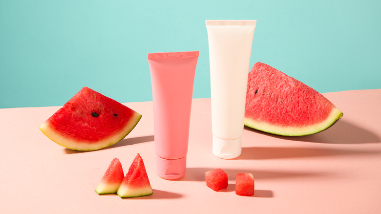 Watermelon skincare products