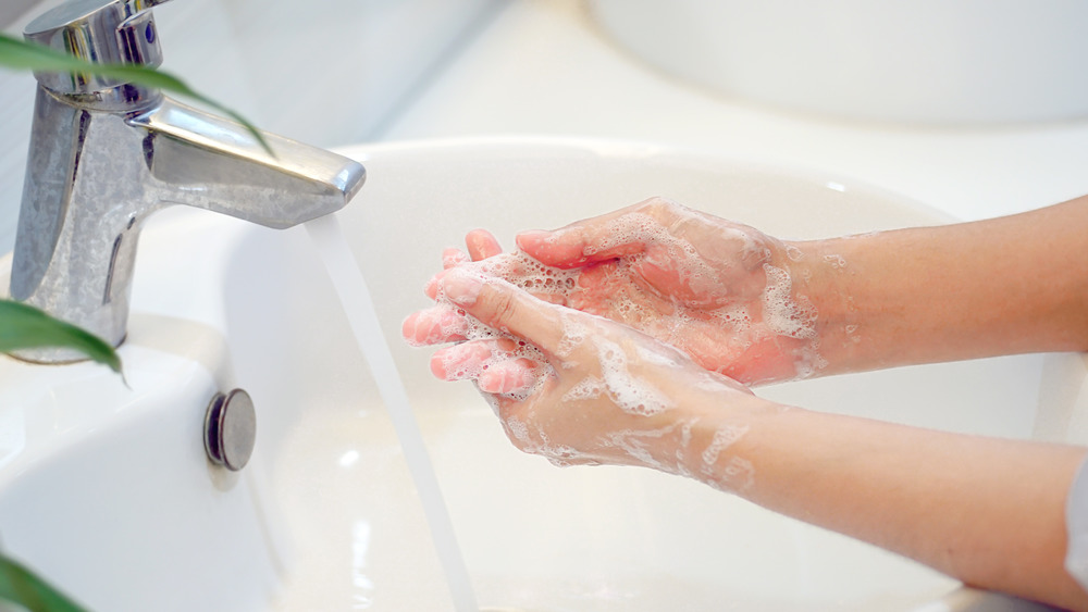 hand-washing lather