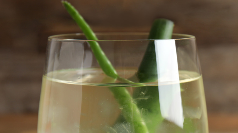 fresh aloe vera drink