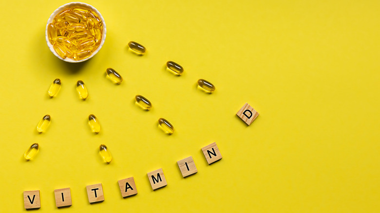 vitamin d capsules sun shape
