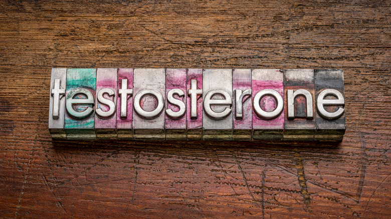 blocks that spell "testosterone"
