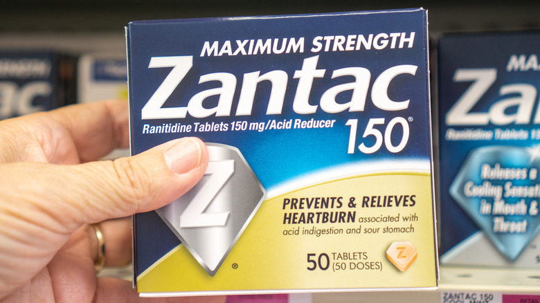 A package of Zantac