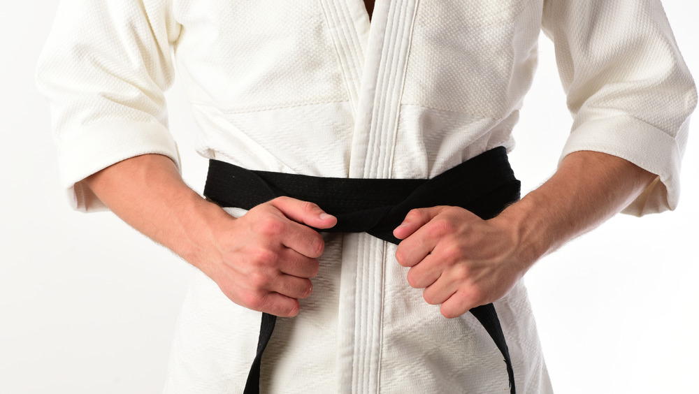 man in karate uniform