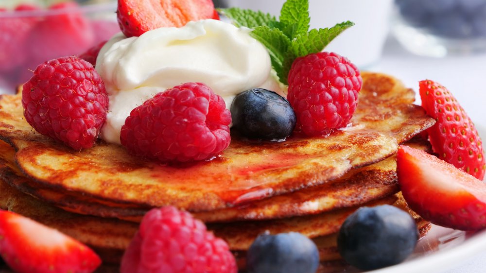 keto-friendly pancakes made with coconut flour