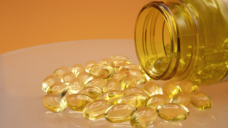 Omega-3 oil caplets