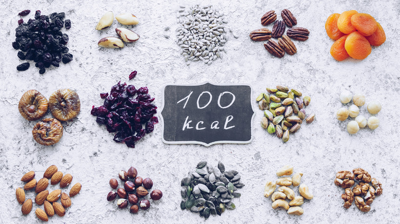 A spread of 100-calorie snacks