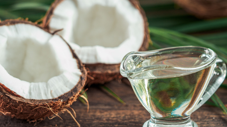 coconut MCT oil and coconuts