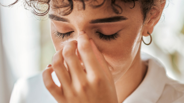 woman suffering from anxiety