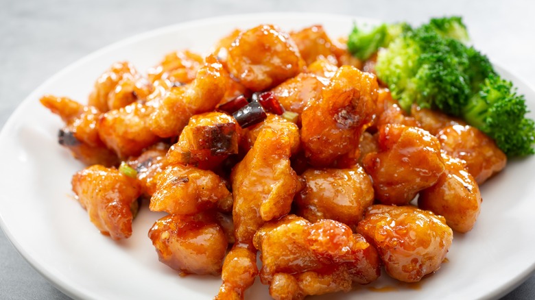 Panda Express orange chicken