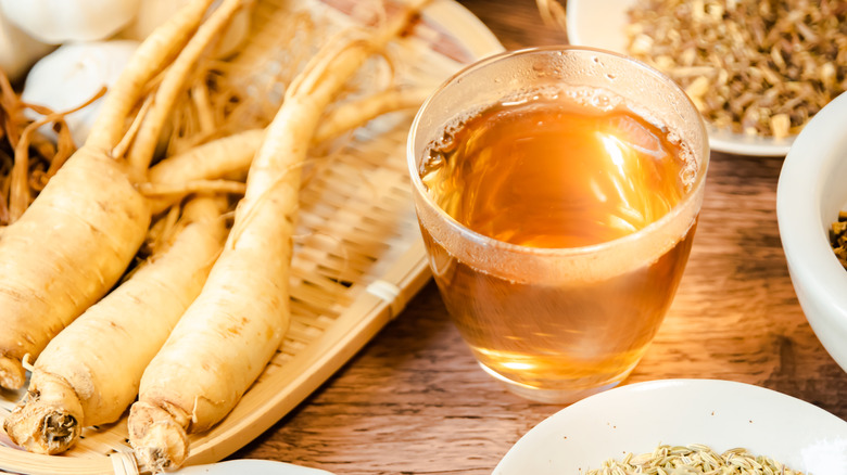 Ginseng tea