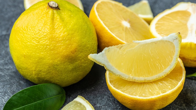 Bergamot citrus fruit