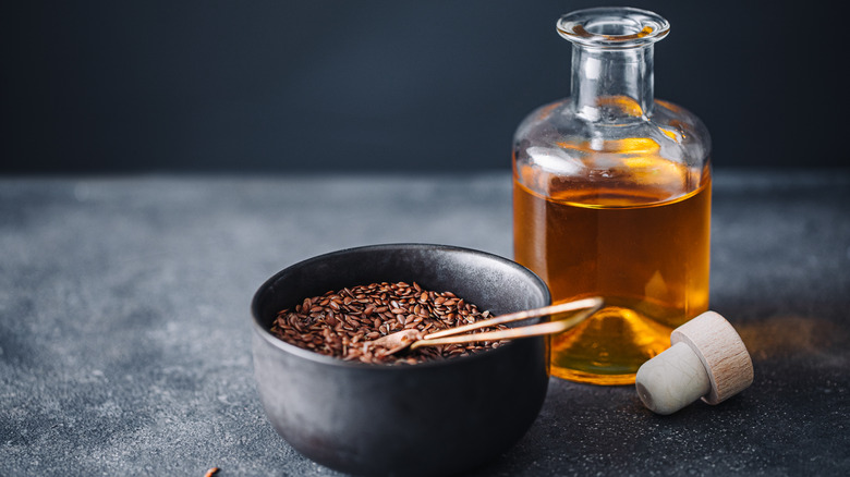 Flaxseeds and flaxseed oil